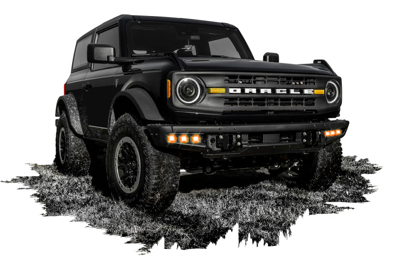 Load image into Gallery viewer, Oracle High 21-22 Ford Bronco Triple LED Fog Light kit for Steel Bumper
