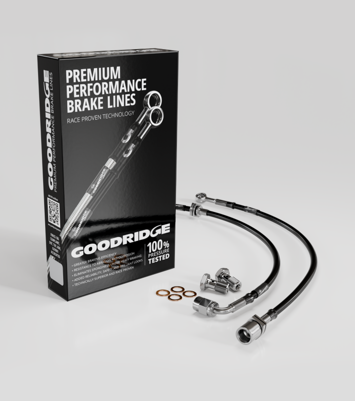 Load image into Gallery viewer, Goodridge 97-04 Chevy Corvette Stainless Steel Front Brake Lines
