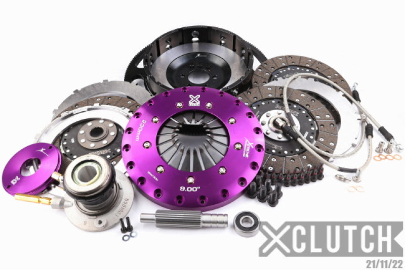 Load image into Gallery viewer, XClutch 14-15 Chevrolet Camaro Z/28 7.0L 9in Triple Solid Organic Clutch Kit
