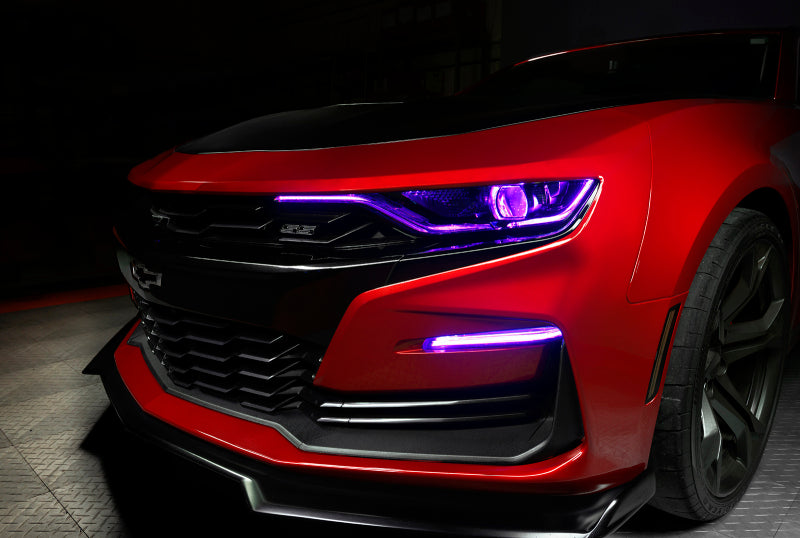 Load image into Gallery viewer, Oracle 19-21 Chevy Camaro SS/RS RGBW+A Headlight DRL Upgrade Kit - ColorSHIFT

