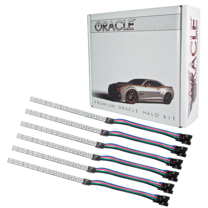 Load image into Gallery viewer, Oracle 15-17 Ford Mustang V6/GT/Shelby DRL w/ Halo Kit - ColorSHIFT w/ Simple Controller
