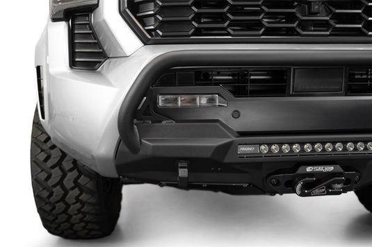 Addictive Desert Designs2024+ Toyota Tacoma Stealth Center Mount Winch Front Bumper w/ Top Hoop