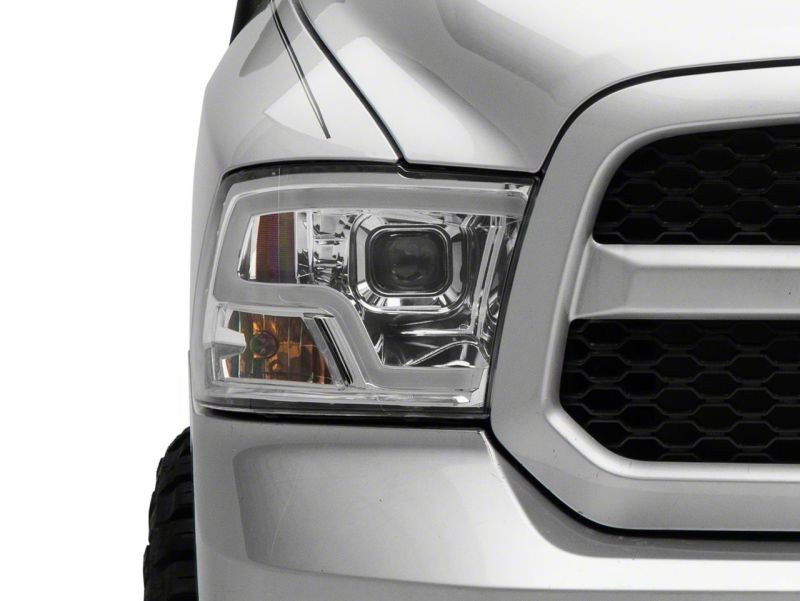 Load image into Gallery viewer, Raxiom 09-18 Dodge RAM 1500 Non-Projector LED Halo Headlights- Chrome Housing (Clear Lens)
