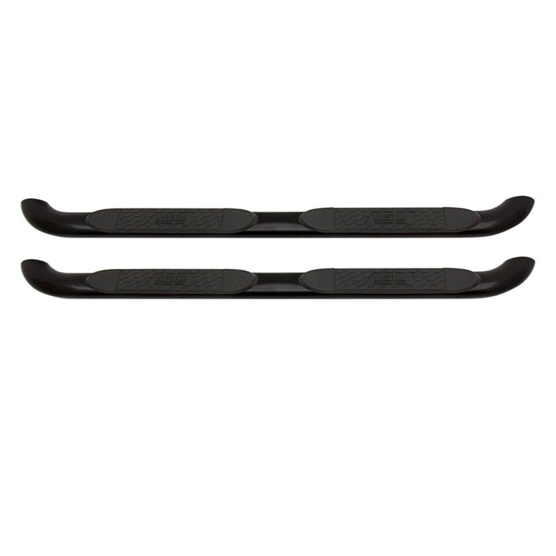 Load image into Gallery viewer, Westin 2005-2018 Toyota Tacoma Double Cab Platinum 4 Oval Nerf Step Bars - Black
