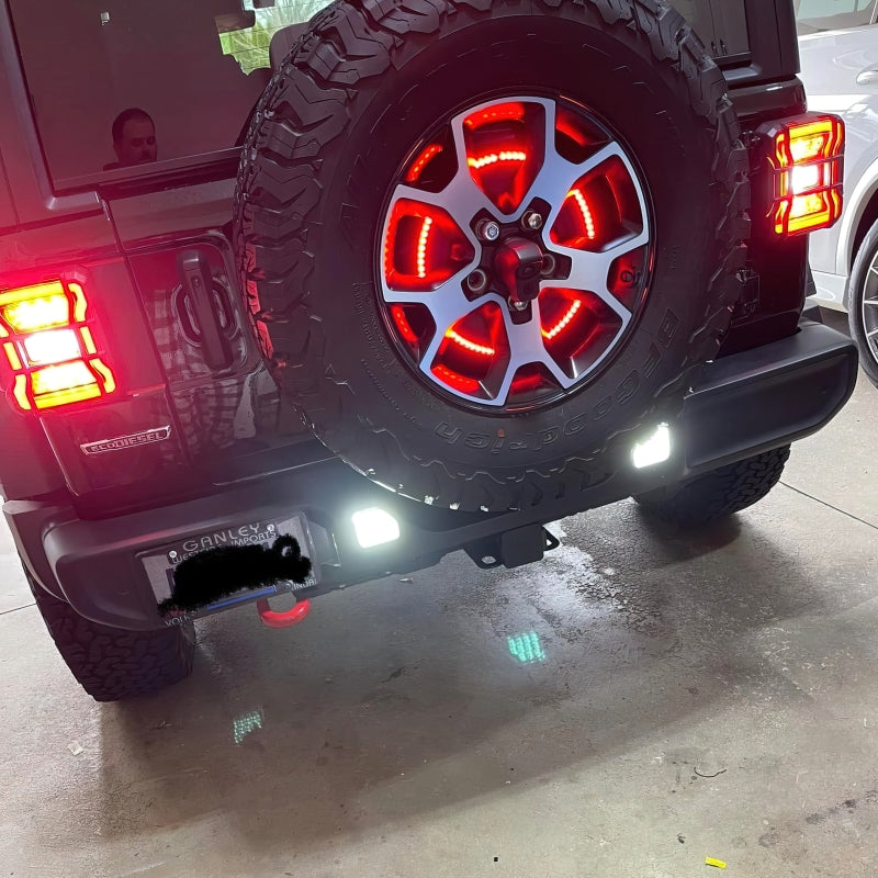 Load image into Gallery viewer, Oracle Rear Bumper LED Reverse Lights for Jeep Wrangler JL - 6000K SEE WARRANTY
