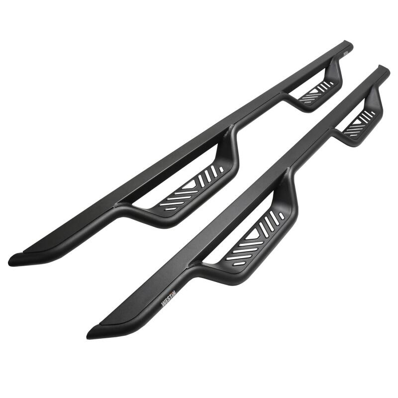 Load image into Gallery viewer, Westin 19-22 Chevrolet Silverado / GMC Sierra Crew Cab Outlaw Nerf Step Bars
