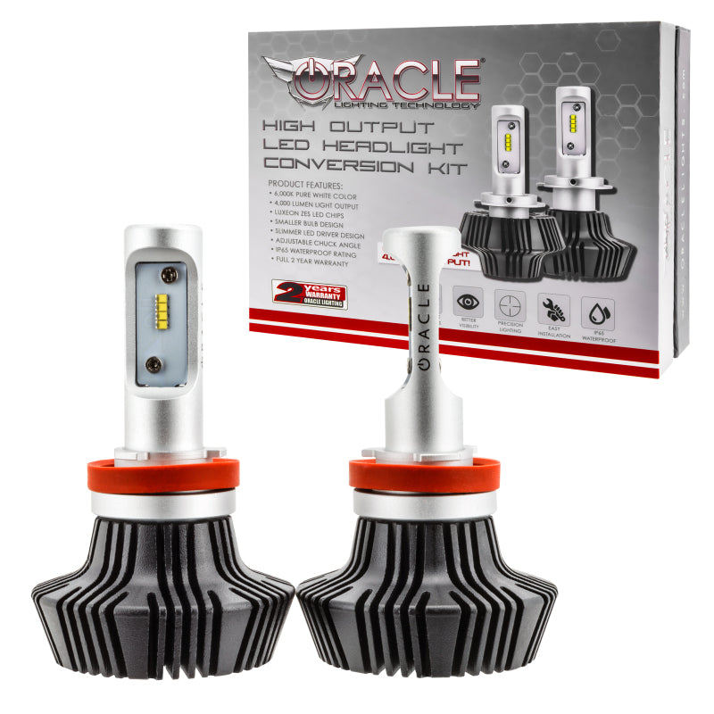 Load image into Gallery viewer, Oracle H8 4000 Lumen LED Headlight Bulbs (Pair) - 6000K
