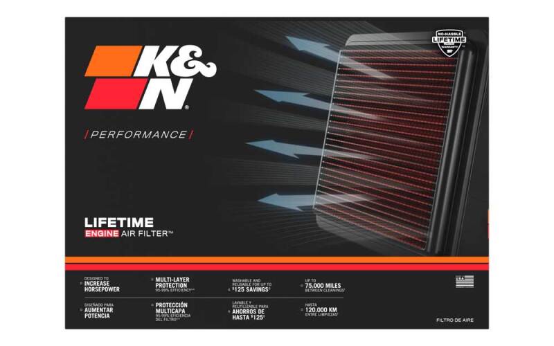 Load image into Gallery viewer, K&amp;N Replacement Air Filter Audi Rs5 V6-2.9L F/I 2027 (2 Per Box)
