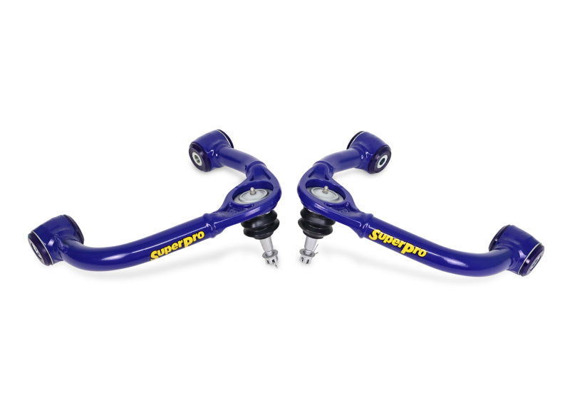 Load image into Gallery viewer, SuperPro 2021+ Ford F150 Fixed Offset Front Upper Control Arm Set
