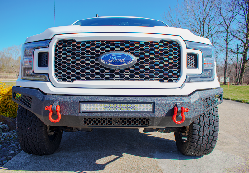 Load image into Gallery viewer, Fishbone Offroad 18-20 Ford F150 Pelican Front Bumper - Black Texture
