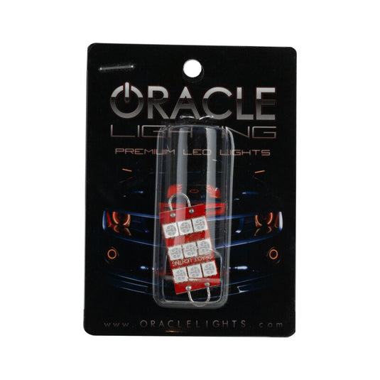 Oracle 44MM 6 LED 3 Chip - Loop Festoon Bulbs (Pair) - Red