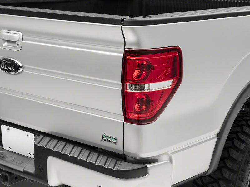 Load image into Gallery viewer, Raxiom 09-14 Ford F-150 Styleside Tail Lights- Chrome Housing - Red/Clear Lens
