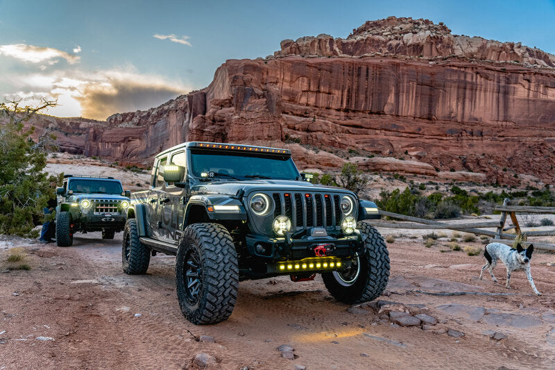 Load image into Gallery viewer, Oracle Jeep Wrangler JL/Gladiator JT Integrated Windshield LED Light Bar System
