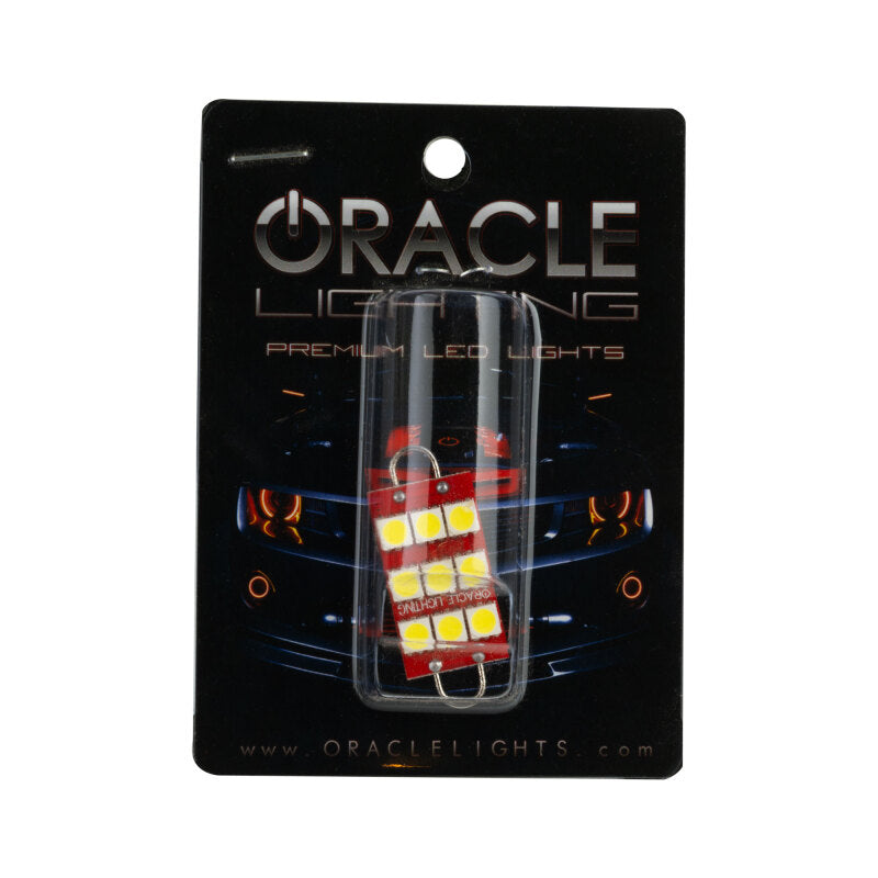 Load image into Gallery viewer, Oracle 44MM 6 LED 3 Chip - Loop Festoon Bulbs (Pair) - White
