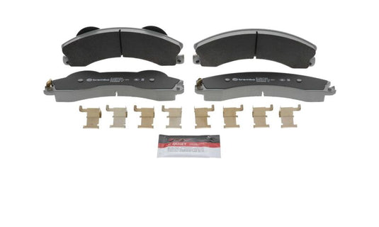 Brembo 09-17 Chevrolet Silverado 2500 HD/GMC Sierra 2500 HD/Silverado 3500 HD Front NAO Brake Pad