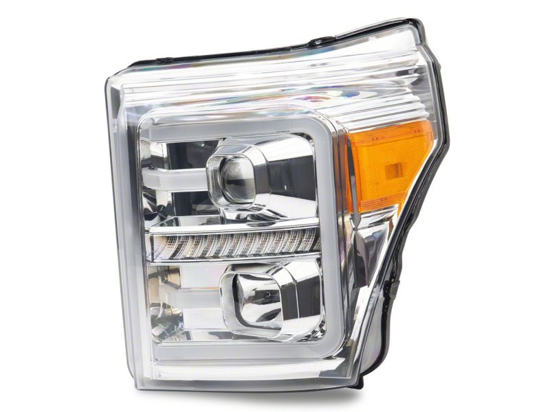 Load image into Gallery viewer, Raxiom 11-16 Ford F-250 Super Duty LED Projector Headlights - Chrome Housing (Clear Lens)
