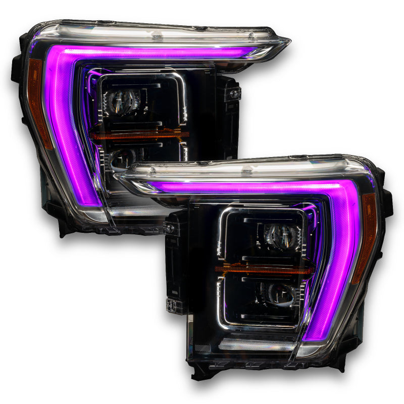 Load image into Gallery viewer, Oracle 21-22 Ford F-150 ColorSHIFT RGB+W Headlight DRL Upgrade Kit w/ RF Controller
