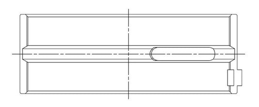 ACL Ford 2.3L Single Spark Plug Standard Size High Performance Main Bearing Set