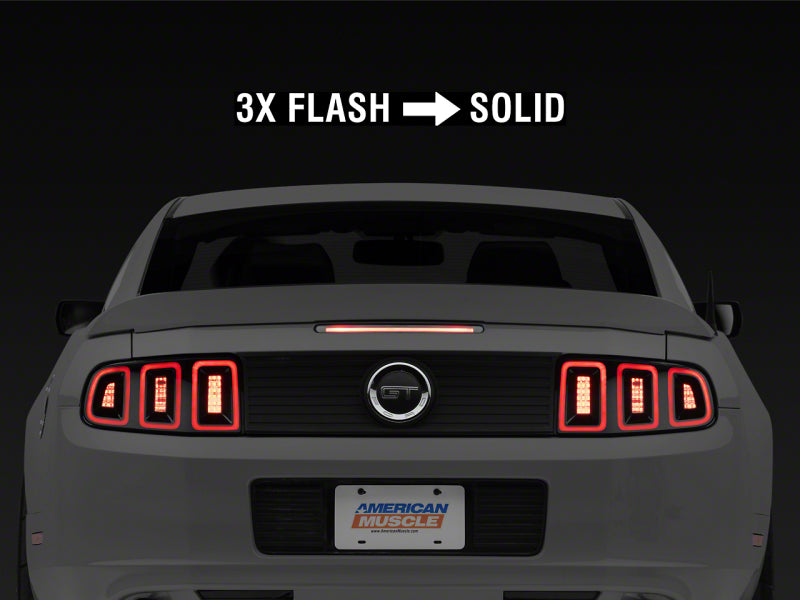 Load image into Gallery viewer, Raxiom 10-14 Ford Mustang Formula LED Third Brake Light- Light Smoked
