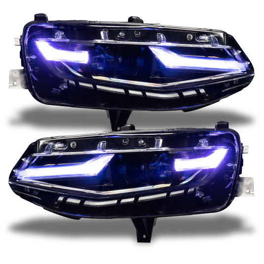 Oracle 19-21 Chevy Camaro LS/LT RGB+A Headlight DRL Kit - w/ Simple Controller