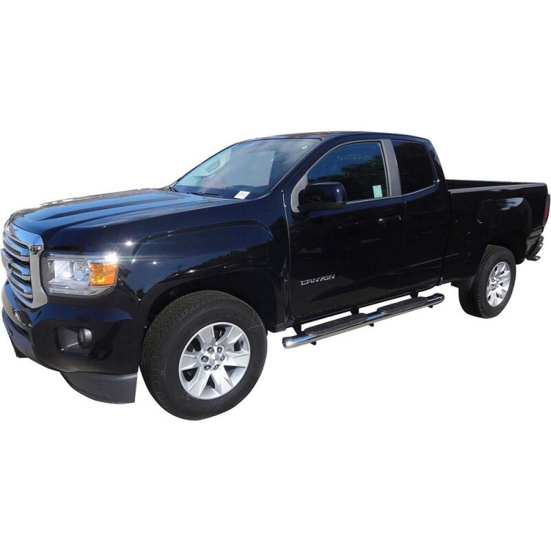 Load image into Gallery viewer, Westin 2015-2018 Chevrolet/GMC Colorado/Canyon Crew Cab PRO TRAXX 5 Oval Nerf Step Bars - Black
