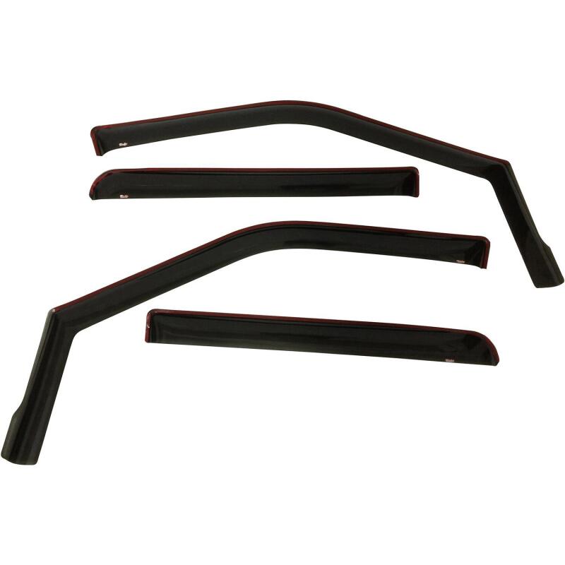 Load image into Gallery viewer, Westin 2015-2018 Ford F-150 SuperCrew Wade In-Channel Wind Deflector 4pc - Smoke
