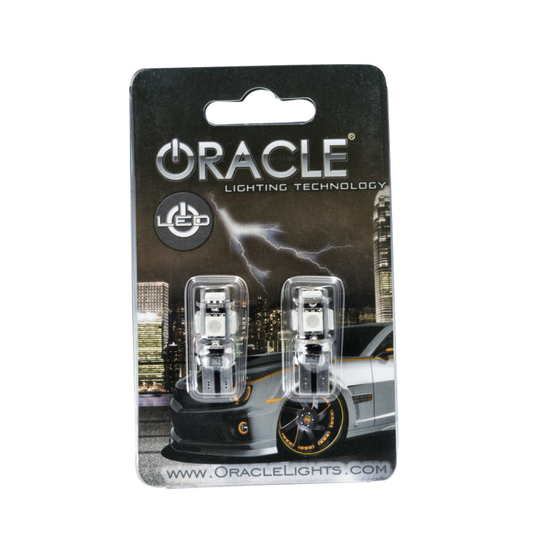 Load image into Gallery viewer, Oracle T10 5 LED 3 Chip SMD Bulbs (Pair) - Amber
