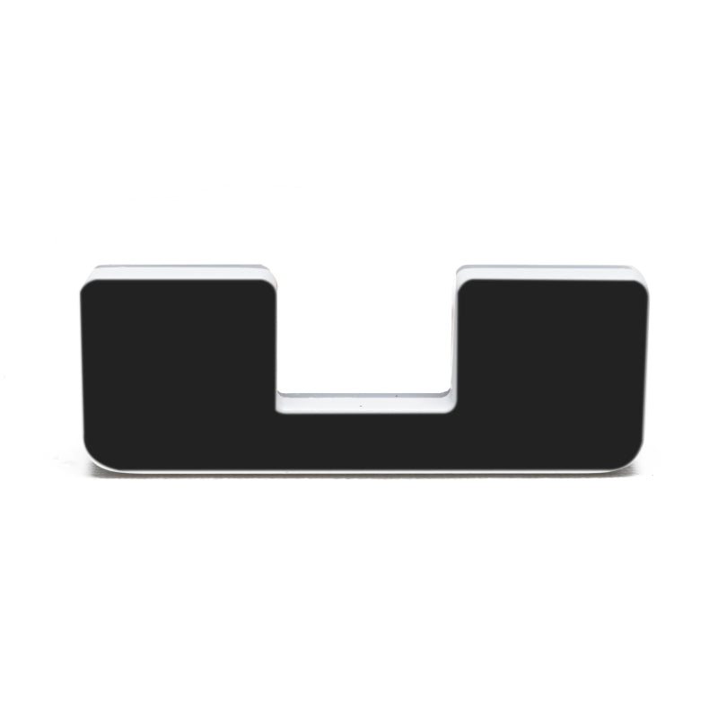 Load image into Gallery viewer, ORACLE Lighting Universal Illuminated LED Letter Badges - Matte Blk Surface Finish - U
