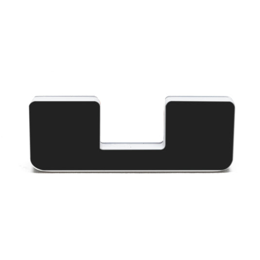 ORACLE Lighting Universal Illuminated LED Letter Badges - Matte Blk Surface Finish - U