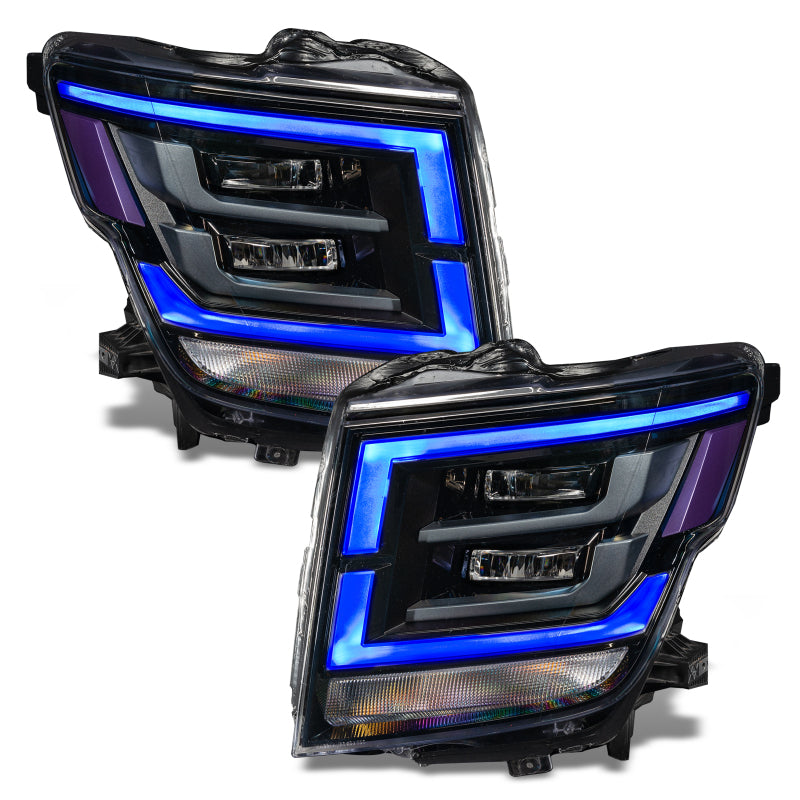 Load image into Gallery viewer, Oracle 21-22 Nissan Titan RGB+W Headlight DRL Upgrade - ColorSHIFT w/ BC1 Controller
