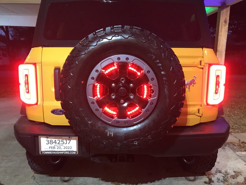 Load image into Gallery viewer, Oracle LED Illuminated Wheel Ring 3rd Brake Light - Red
