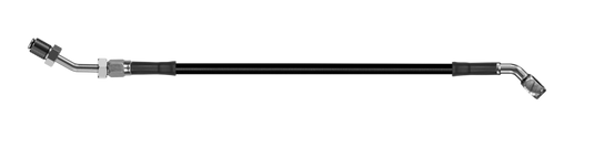 Goodridge 84in Universal Clutch Line w/SS Fittings & Black Hose - 45Deg Banjo w/AN3 Fitting