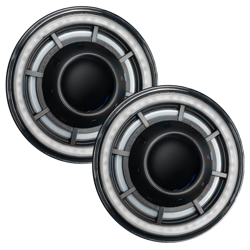 Load image into Gallery viewer, ORACLE Lighting 0718 Jeep Wrangler JK Oculus 7in ColorSHIFT Bi-LED Projector Headlights
