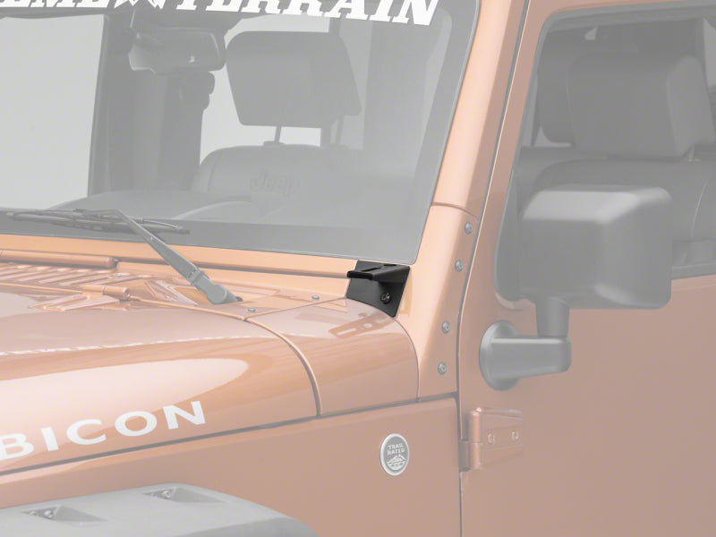 Load image into Gallery viewer, Raxiom 07-18 Jeep Wrangler JK Axial Series Windshield Pillar Mounted Light Brackets
