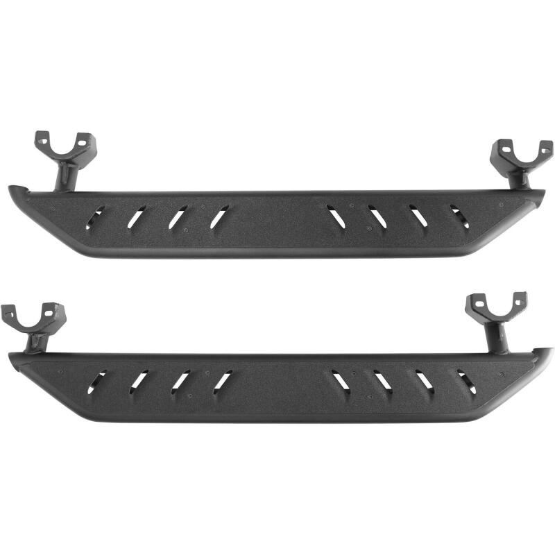 Load image into Gallery viewer, Westin/Snyper 07-17 Jeep Wrangler Triple Tube Rock Rail Steps - Textured Black
