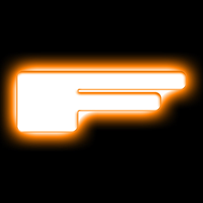 Load image into Gallery viewer, ORACLE Lighting Universal Illuminated LED Letter Badges - Matte Wht Surface Finish - F
