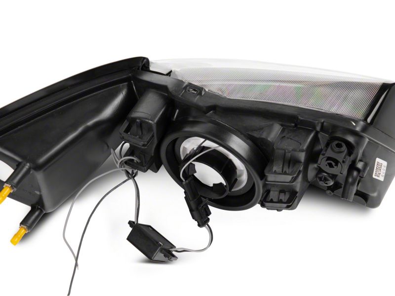 Load image into Gallery viewer, Raxiom 99-04 Ford Mustang Axial Series Headlights w/ LED Bar- Black Housing (Clear Lens)
