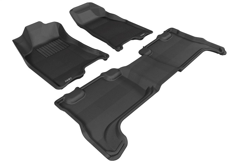 Load image into Gallery viewer, 3D MAXpider 04-12 Chevrolet Colorado / GMC Canyon Crew Cab Kagu Black Full Set
