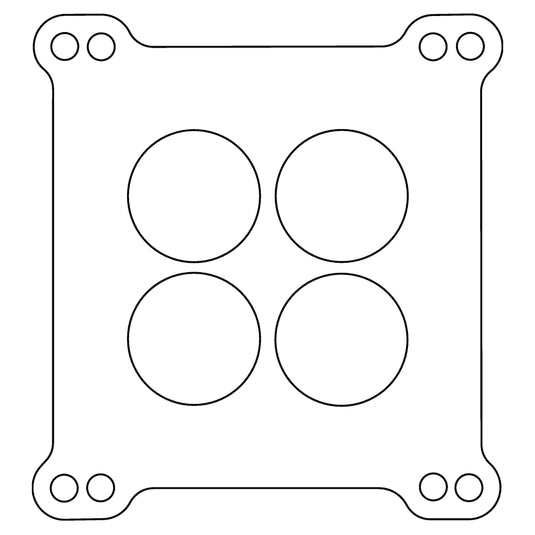 Cometic Carter AFB Holley 4 Barrel .039in Fiber Carburetor Gasket - 4-Hole - Double Drilled