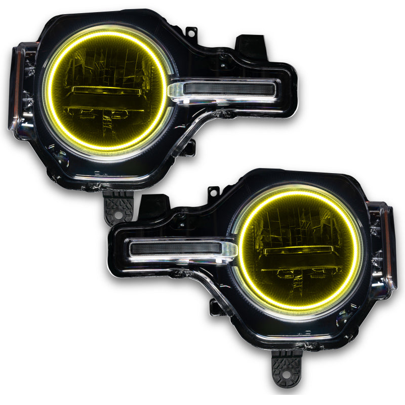 Load image into Gallery viewer, Oracle 2021 Ford Bronco Base Headlight LED Halo Kit - ColorSHIFT - w/ RF Controller
