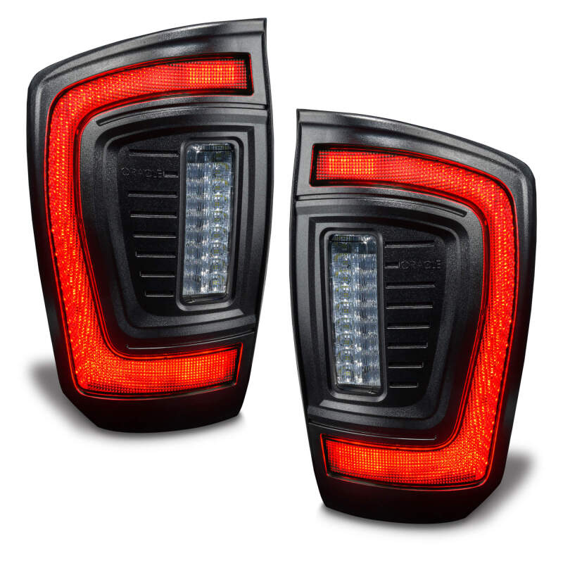 Load image into Gallery viewer, Oracle Lighting 16-23 Gen 3 Toyota Tacoma Black Series Flush Style LED Tail Lights SEE WARRANTY
