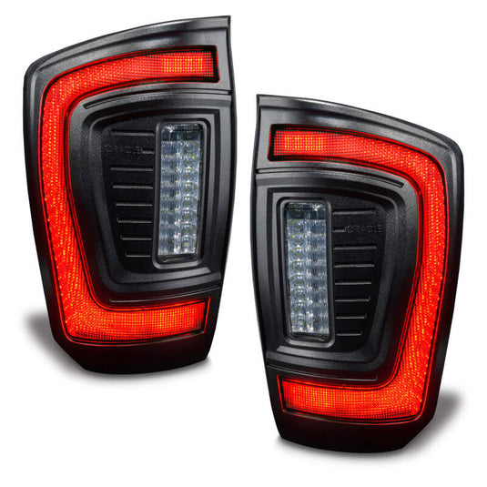 Oracle Lighting 16-23 Gen 3 Toyota Tacoma Black Series Flush Style LED Tail Lights SEE WARRANTY