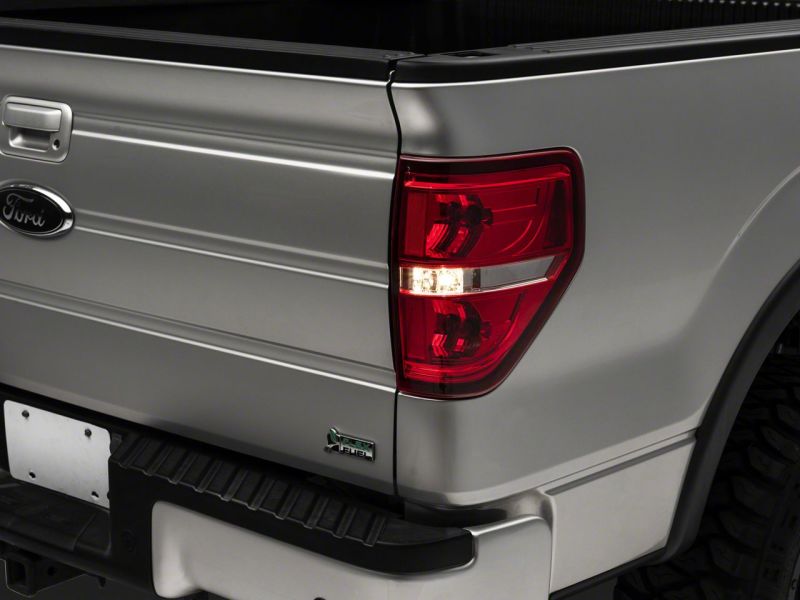 Load image into Gallery viewer, Raxiom 09-14 Ford F-150 Styleside Tail Lights- Chrome Housing - Red/Clear Lens
