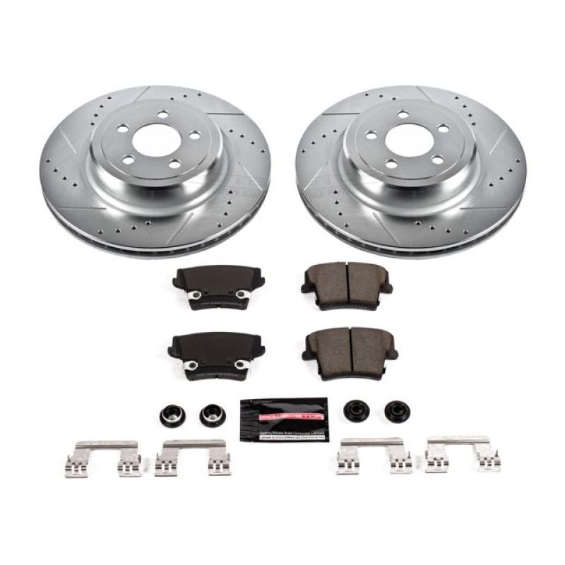Load image into Gallery viewer, Power Stop 06-14 Dodge Charger Rear Z23 Evolution Sport Brake Kit
