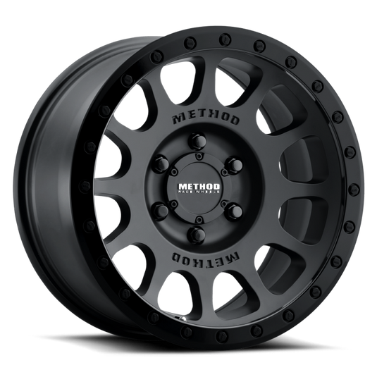 Method MR305 NV 18x9 +18mm Offset 8x6.5 130.81mm CB Double Black Wheel