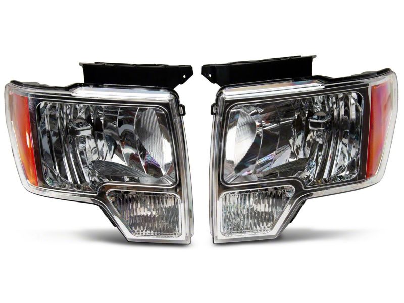 Load image into Gallery viewer, Raxiom 09-14 Ford F-150 Axial OEM Style Rep Headlights- Chrome Housing (Clear Lens)
