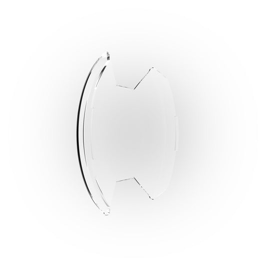 KC HiLiTES SlimLite 8in. LED Light Shield (Shield Only) - Clear