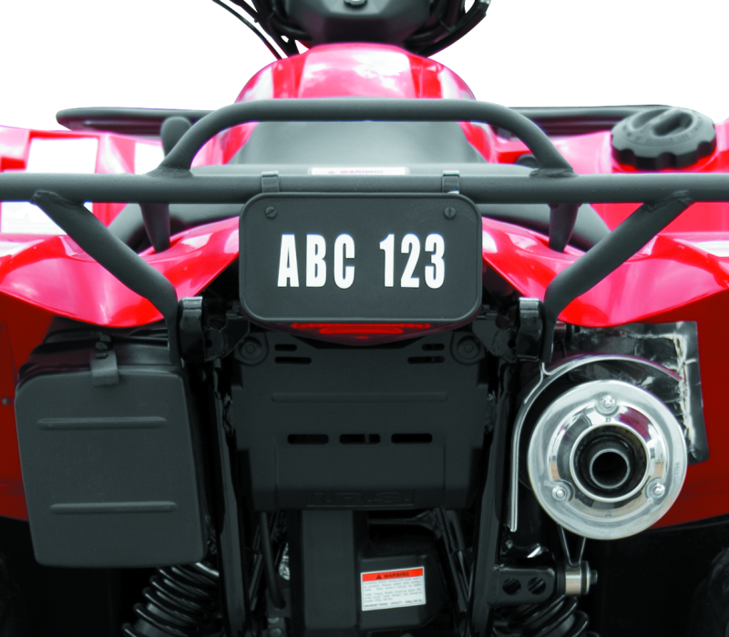 Load image into Gallery viewer, Quadboss ATV License Plate Kit - Black
