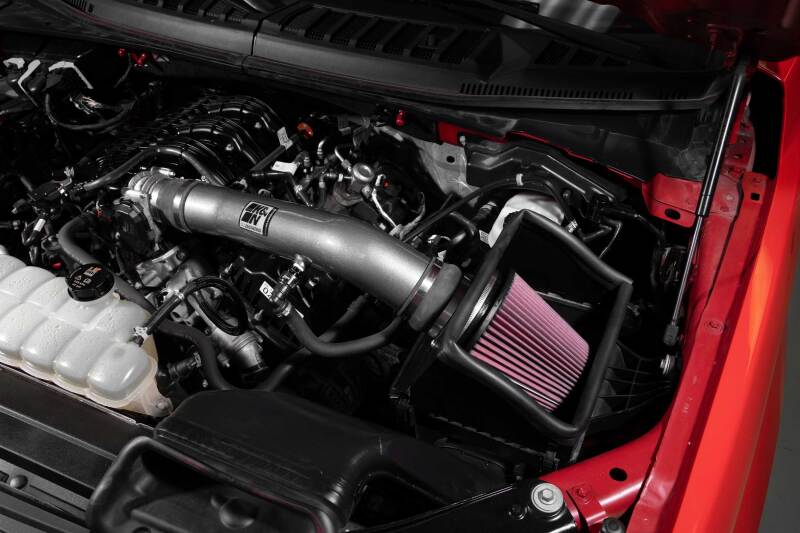 Load image into Gallery viewer, K&amp;N 18-24 Ford F150 3.3L V6 Performance Air Intake System w/ Red Air Filter
