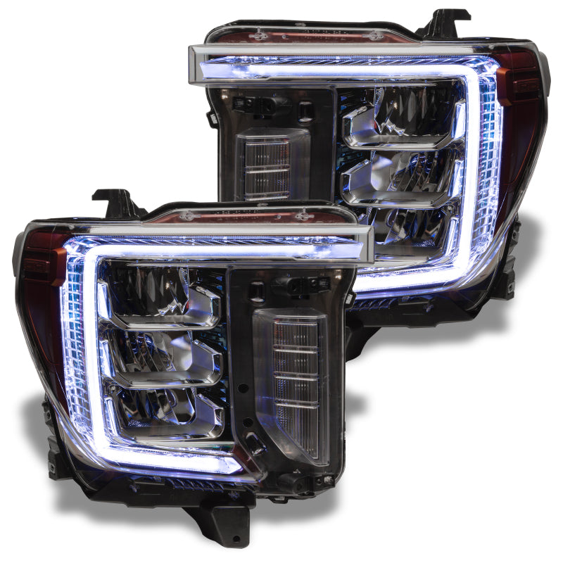 Load image into Gallery viewer, Oracle 20-21 GMC Sierra 2500/3500 HD RGB+W Headlight DRL Kit - ColorSHIFT w/o Controller
